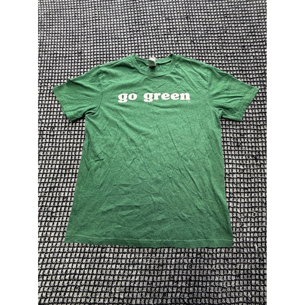 Kavio Graphic T-Shirt Youth Large Green Go Green Short Sleeve Tee